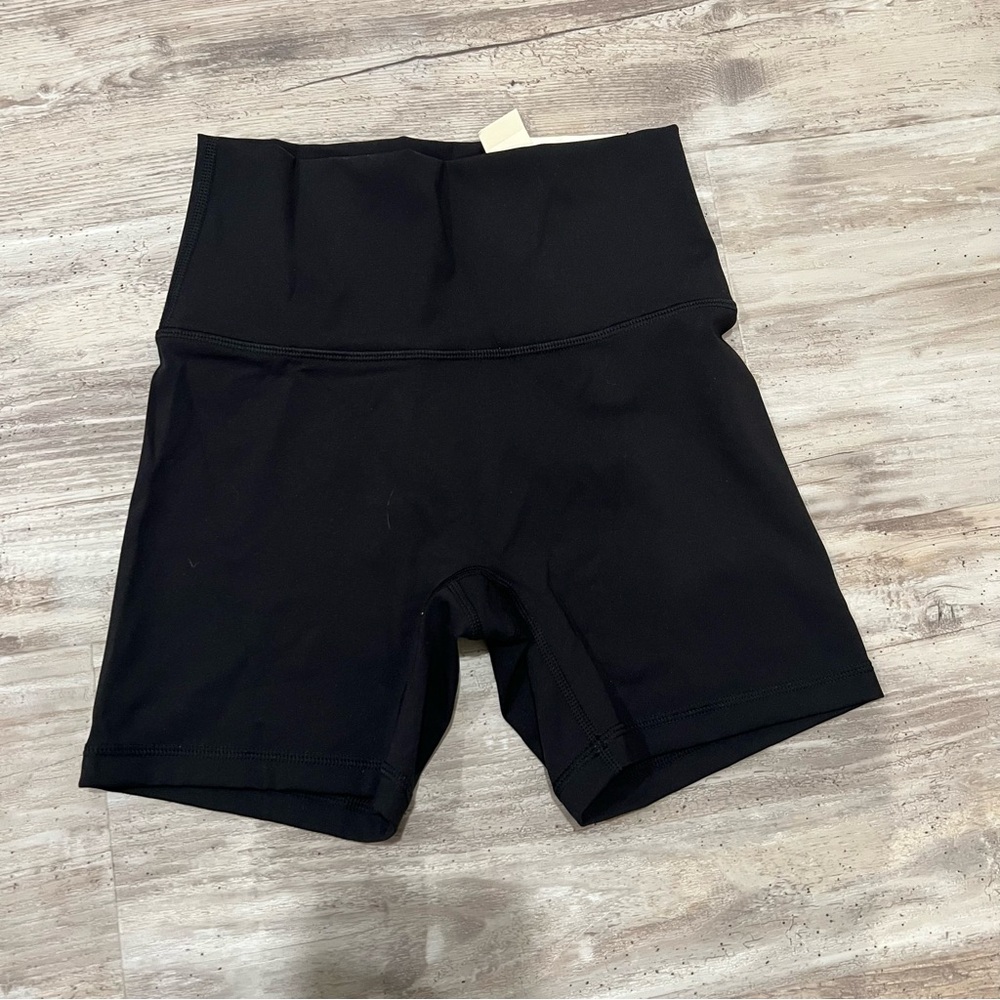 Aerie Black High-Waisted Bike Shorts